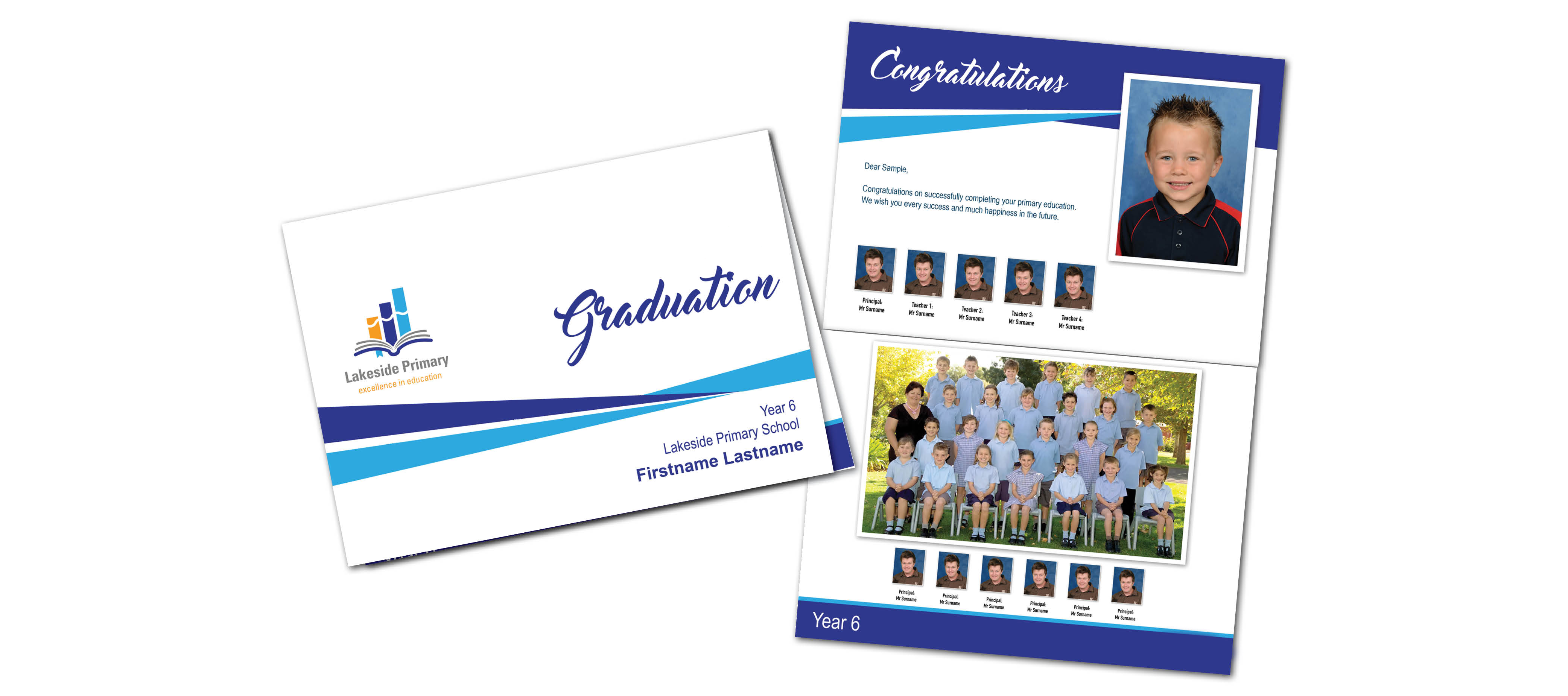 Deluxe Graduation A4 Folder Leading Image School Photos